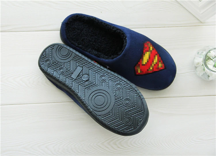 2024 Trend Men Slippers Winter Warm Cotton Slippers Male Flats Soft Non-slip Slides Household Indoor Slippers Large Size