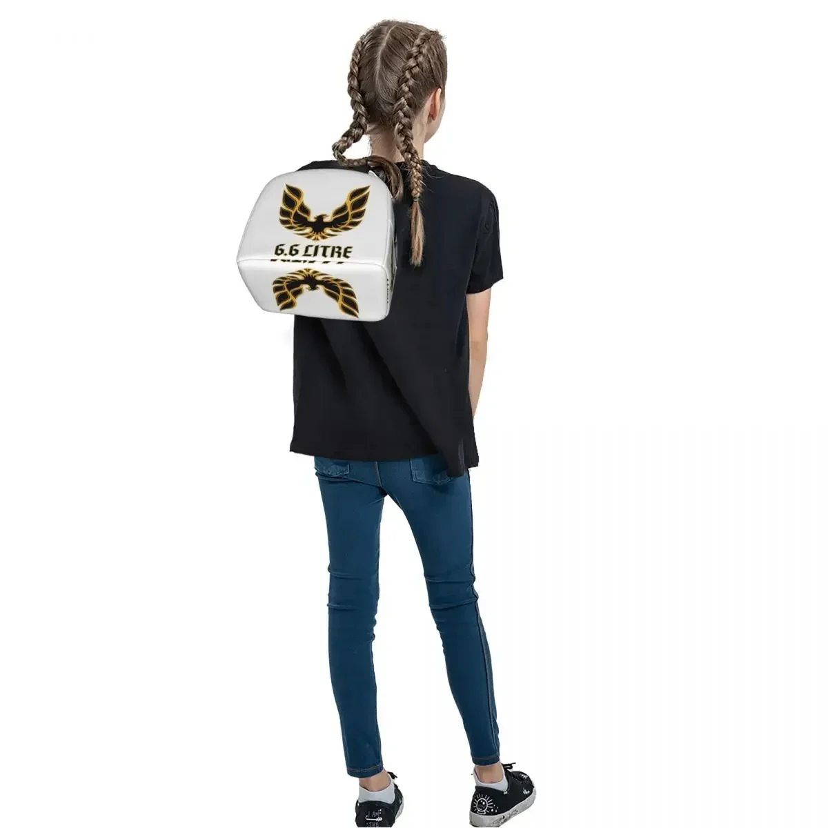 Trans am 6,6 Liter Firebird Bandit Golden Bird isolierte Lunch pakete auslaufs ichere Picknick taschen Lunch-Tasche für Frau Arbeit Kinder Schule