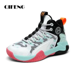 Kids Casual Breathable Mesh Sneakers Basketball Shoes Child Air Sport Shoes Boys Footwear Summer Children Male Basket Autumn