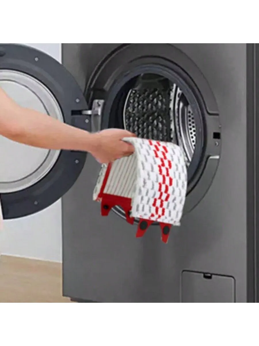 وسادات بديلة للممسحة Vileda UltraMax - عبوات قماش من الألياف الدقيقة، عبوة واحدة، ملحقات رأس مسطحة متوافقة للتنظيف الفعال