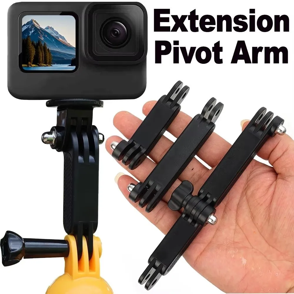 Universal Extension Pivot Arm Mount Kit Adjustable Extension Pole Straight Joints Adapters Arm Connection