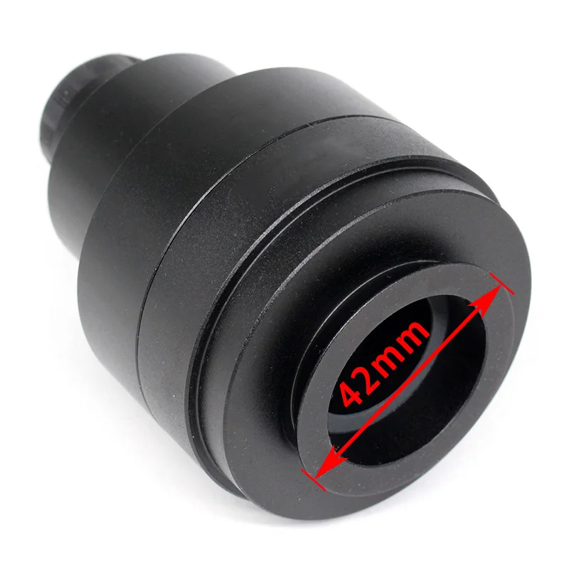 1X Microscope Interface Coupler Camera Connector C Mount Trinocular Tube Lens Adapter for Olympus Microscope