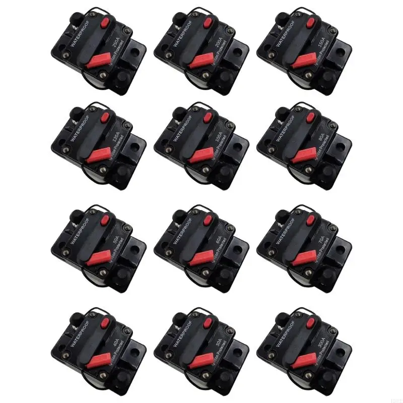 

Car Boat Motorhome With Double Fuses Compatibility And Transparent Protective Cover For Stereo System H9EE