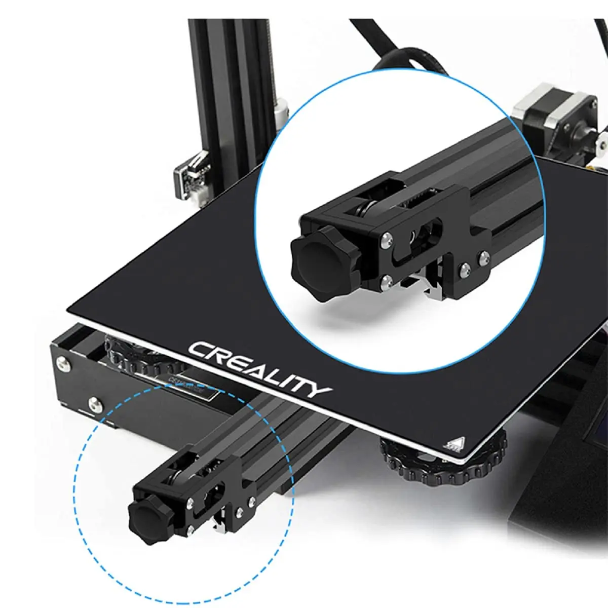 2020 X Axis V-Slot Profile 2040 Y Axis Synchronous Belt Stretch Straighten Tensioner For Creality Ender 3 CR-10 3D Printer Parts