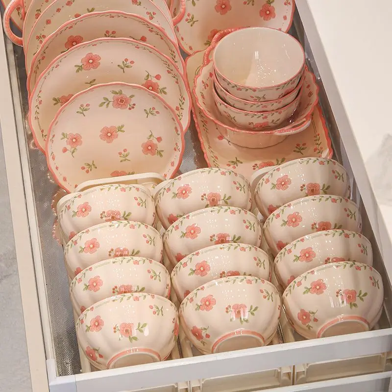 

Underglaze tableware, dishes set, household 2025 new dishes, housewarming,