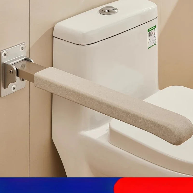

Support Bar Anti-Slip Restroom Grab Rail Barrier-Free Safety Handle,Aluminum Alloy Toilet Handrail Foldable Bathroom