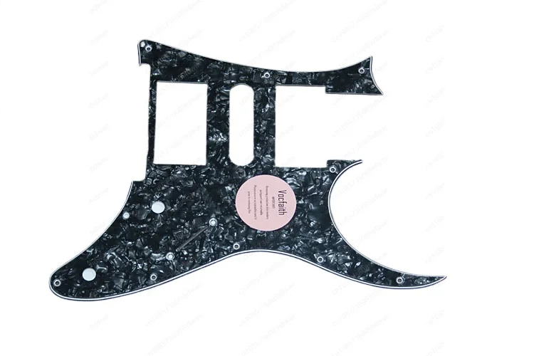 JEM/RG Original Size Electric Guitar Pickguard White Ice Flower Black Flower Flower Thick Single Layer White Three Colors