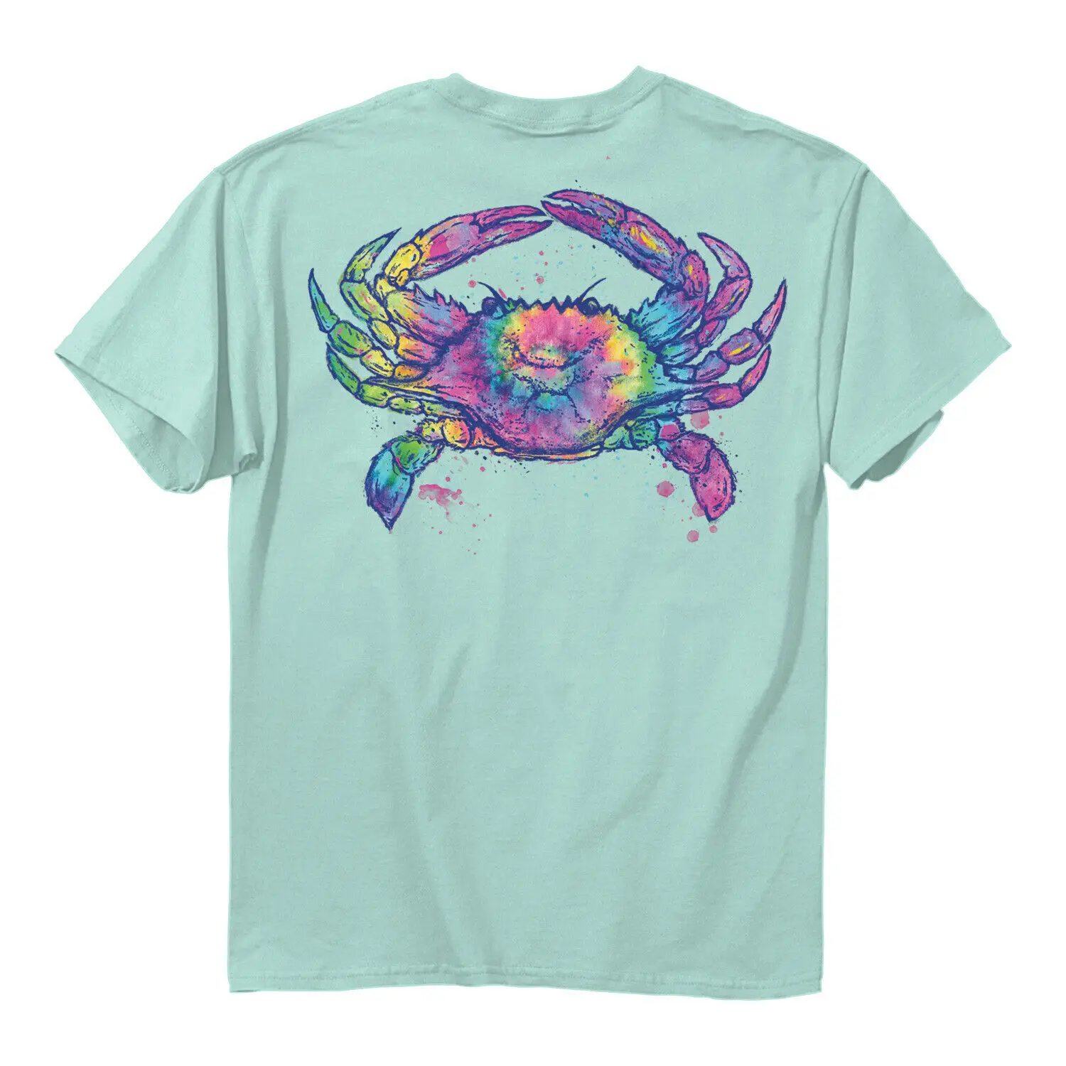 Tie Dye Crab Ladies Maryland T-Shirt - NEW