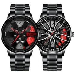 Fashion Fully Automatic Movement Watch Men's Vacuum Plated Wheel Style Non Mechanical Watch New Men's Watch Gift