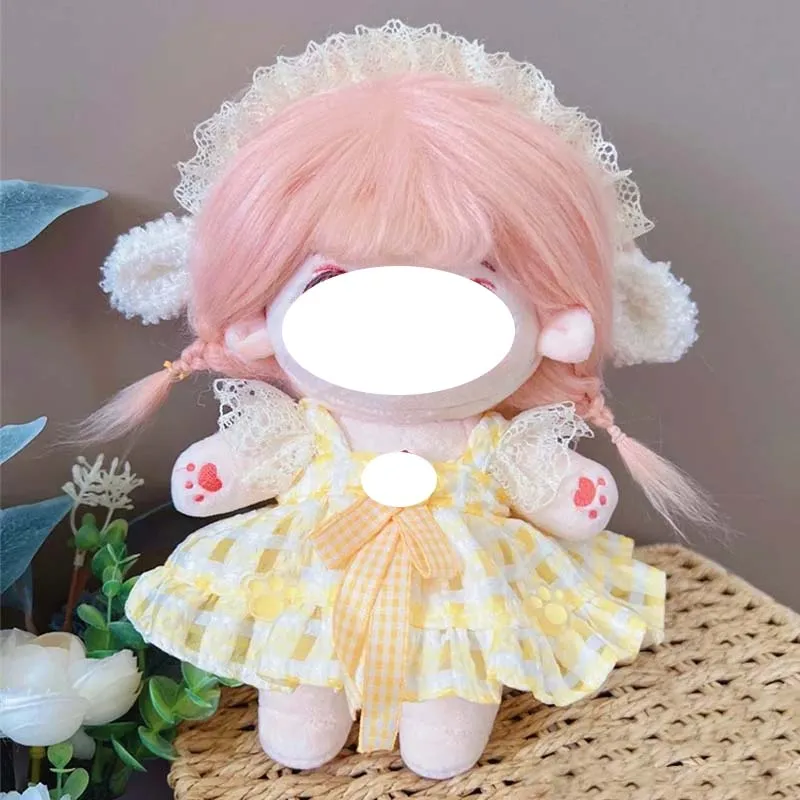 Mini-Kleidung für 20 cm Baby-Baumwollpuppen, Anziehrock-Set, 20 cm Puppenkleidung, Outfit, Lolita-Rock, Puppenkleidung, Puppenzubehör – Detail 2