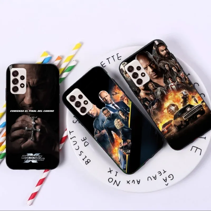 Fast and Furious Smart Phone Case for Samsung A91 A81 A73 A72 A71 A30S A20 A12 A13 A52 A53 4G 5G Black Soft Phone Cover Funda