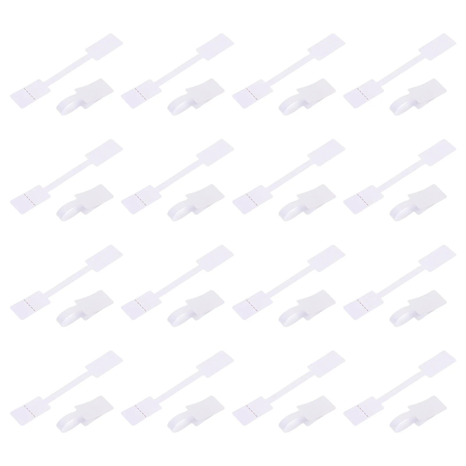 

200 Pcs Square Paper Labels for Jewelry Ring H writing Display Blank Stickers Adhesive Design Suitable Bracelet Necklace DIY