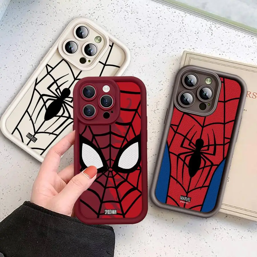 Marvel Spider Man Case for RealmeNarzo50 GT3 C67 GT Master C35 C33 C31 C30 C55 C53 C21Y C21 C12 12 C20 C15 11 8S 8i 7i 8 Cover