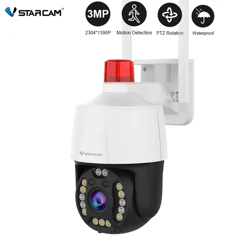 

Vstarcam 3MP PTZ Camera 4G PTZ IP Camera Color Night Vision Two-Way Audio Surveillance Security AI Human Detection CCTV Cam