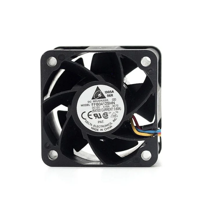 Original delta fan 4028 FFB0412SHN DC12V 0.45A four-wire PWM temperature control cooling fan