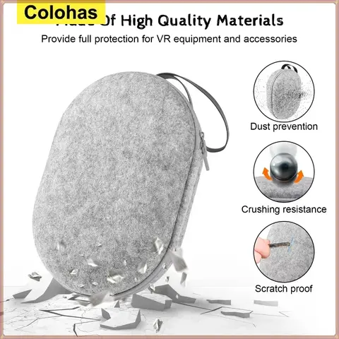 Oculus Quest 3용 케이스 여행용 액세서리 휴대용 보관 가방 운반 Quest 3 액세서리용 안티드롭 호환 엘리트 스트랩