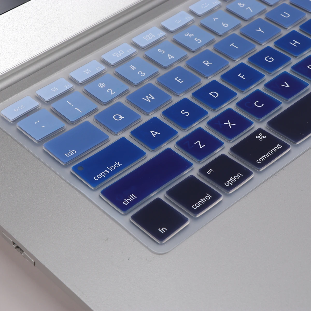 

2pcs Keyboard Cover Durable Keyboard Film Fashion Keyboard Protector Compatible for Pro Air A1466 A1466 A1502 (Blue)