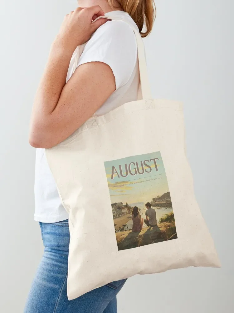 

august poster, sticker Tote Bag tote bag university tote bag men's Women's beach bags women