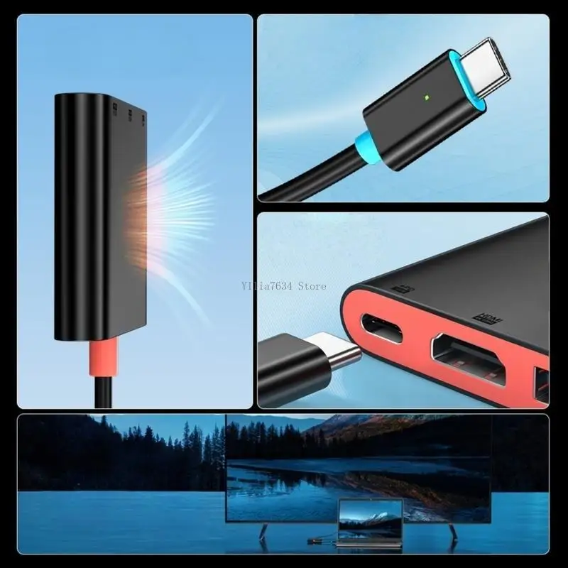  Dense Triplicate Connection USB CREATE Dock 4K Video Output Change Consistent