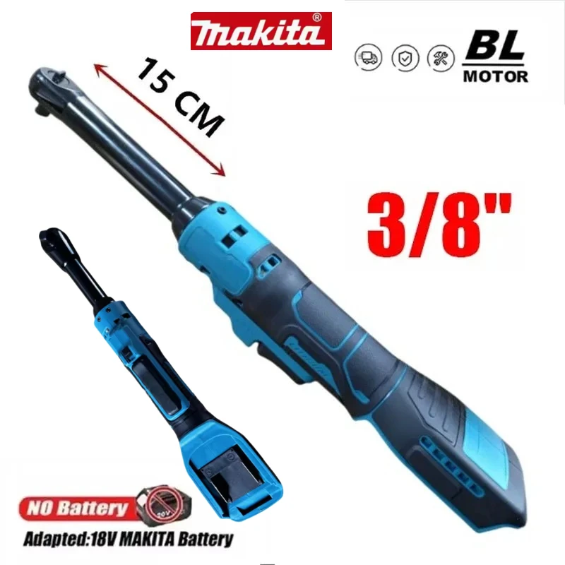 

Makita Electric Ratchet Wrench Upgraded Extended Head Removal Screw Nut 220N.m 3/8" Cordless Driver Power Tools