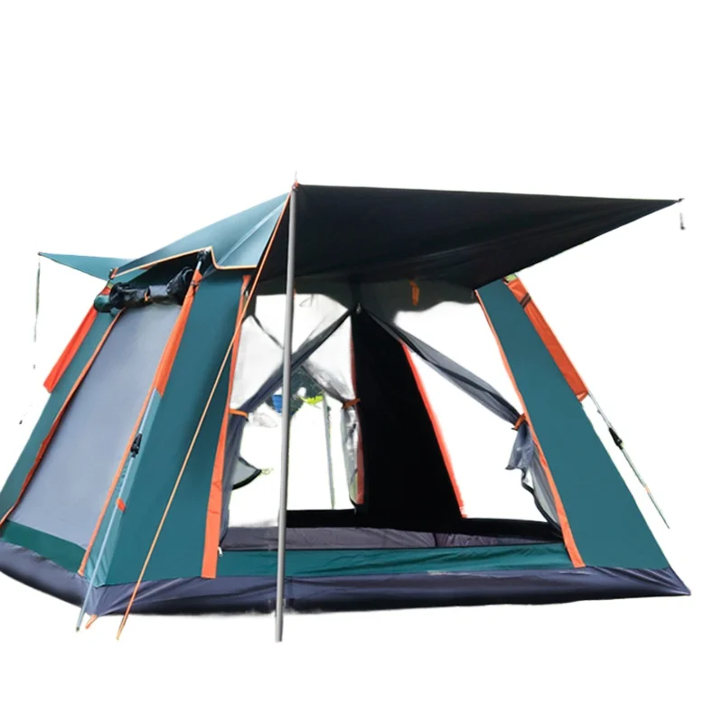 Automatic Pop Up Tent for Outdoor Camping Beach Travel Foldable Waterproof 2 3 4 Person Tent for Family Hiking Backpacking
