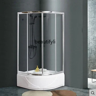 

High Basin Partition for Bathroom, Tempered Glass, Simple Shower Room