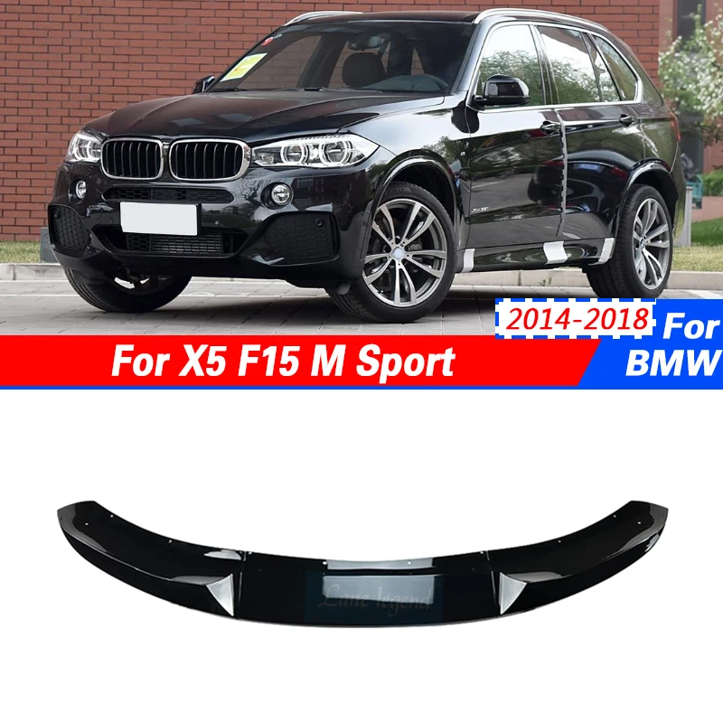 

For BMW X5 F15 M Sport 2014-2018 Car Front Bumper Splitter Lip Body Kits paint-proof Spoiler Accessories Guard Protector