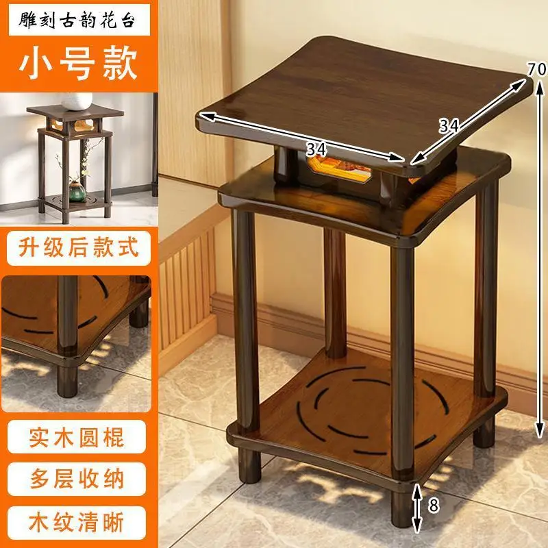 Estante de flores para interior del hogar, mesa de flores de suelo multicapa de bambú, planta decorativa en maceta, suculenta, nueva