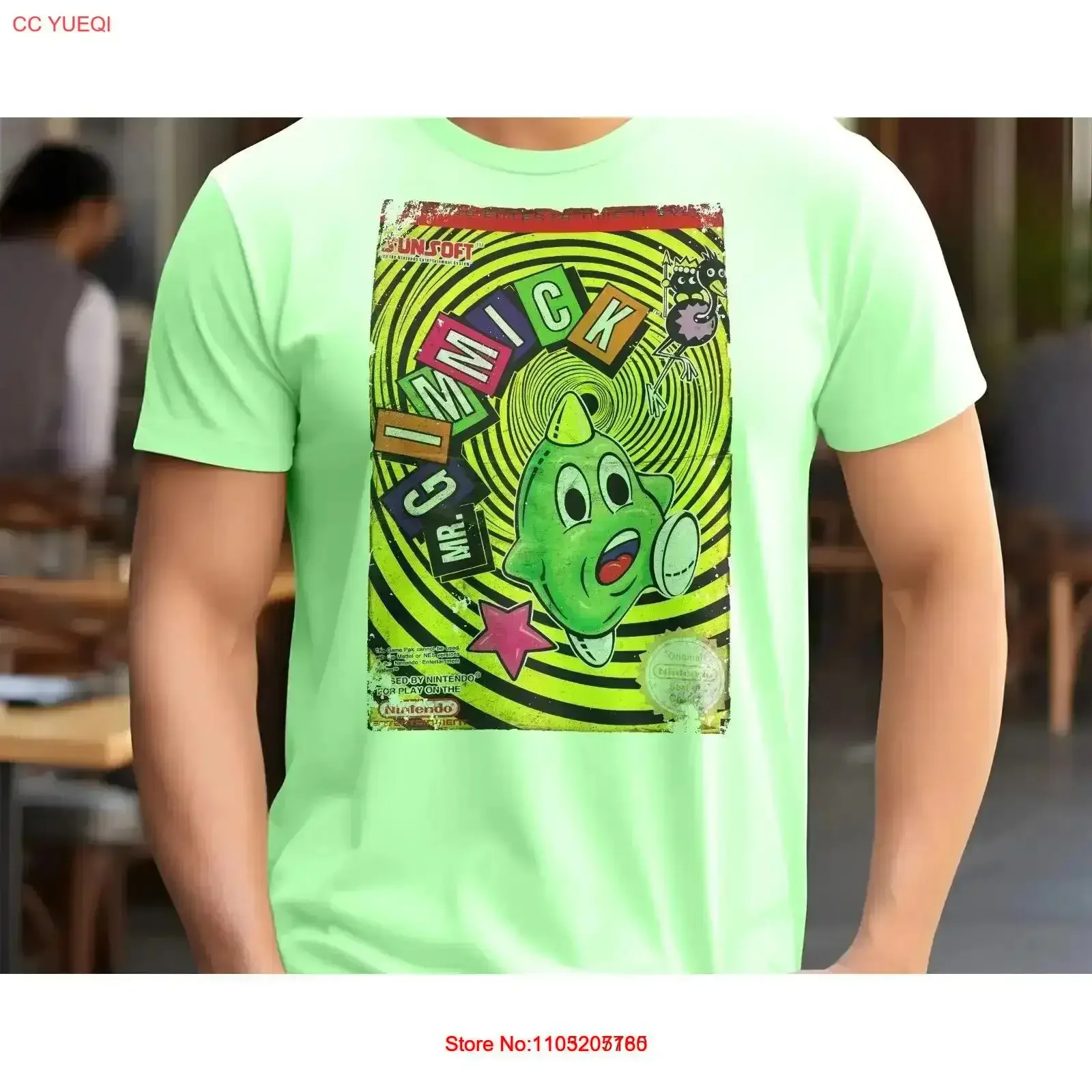 

Mr Gimmick 8-битная футболка NES Game Art Цвета Размеры S 5XL винтажная стильная дизайнерская одежда Растянутая дышащая винтажная одежда