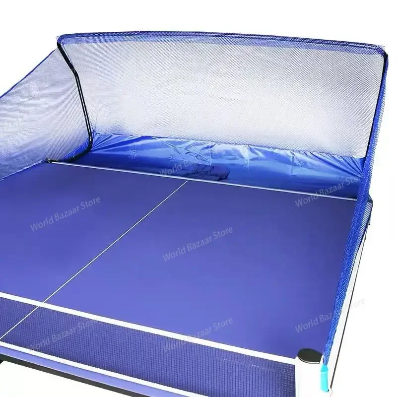 

Movable Table Tennis Ball Net Ping Pong Recycle Catcher Portable Ball Catcher Net Equipment Large Collecting Net for Practice