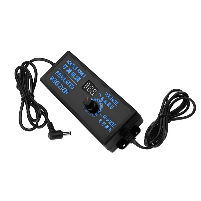 Adjustable Voltage Power Supply Adapter AC100-240V To DV3V-24V 5A Digital Display Dimming Power Supply