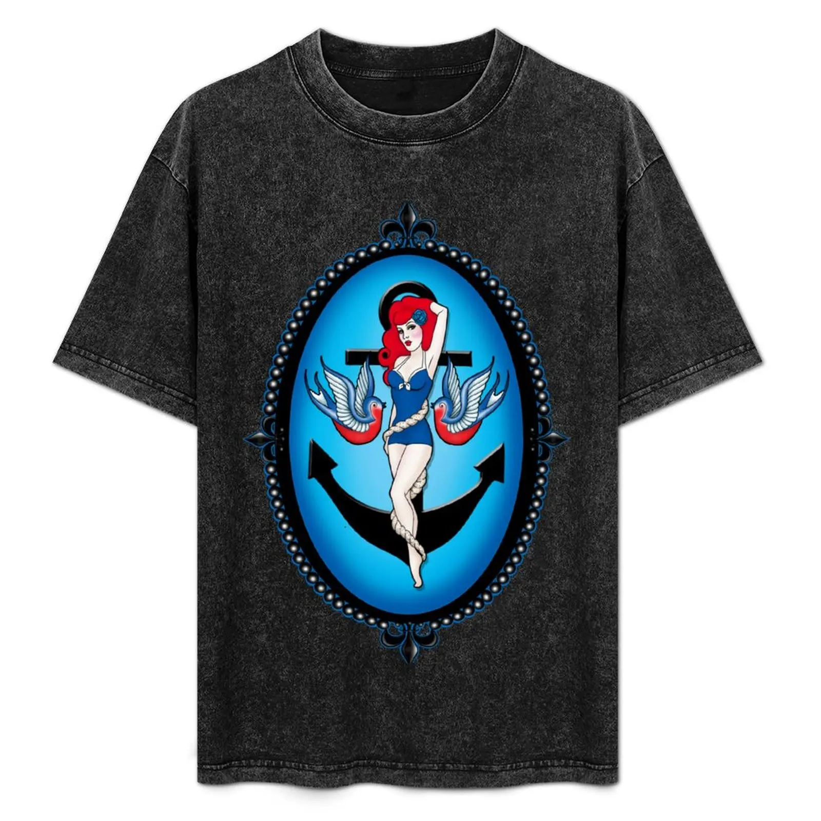 

Anchor chick T-Shirt Standard Fit Solid Tee Shirt