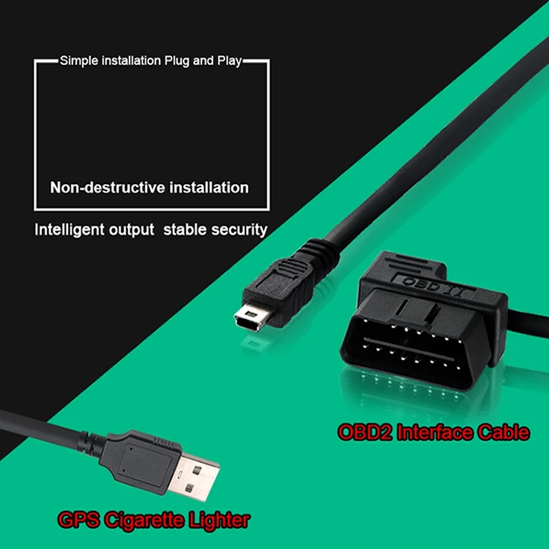 M7 GPS HUD Car OBD2 Head Up Display Speed Display OBD On-Board Computer Overspeed Warning