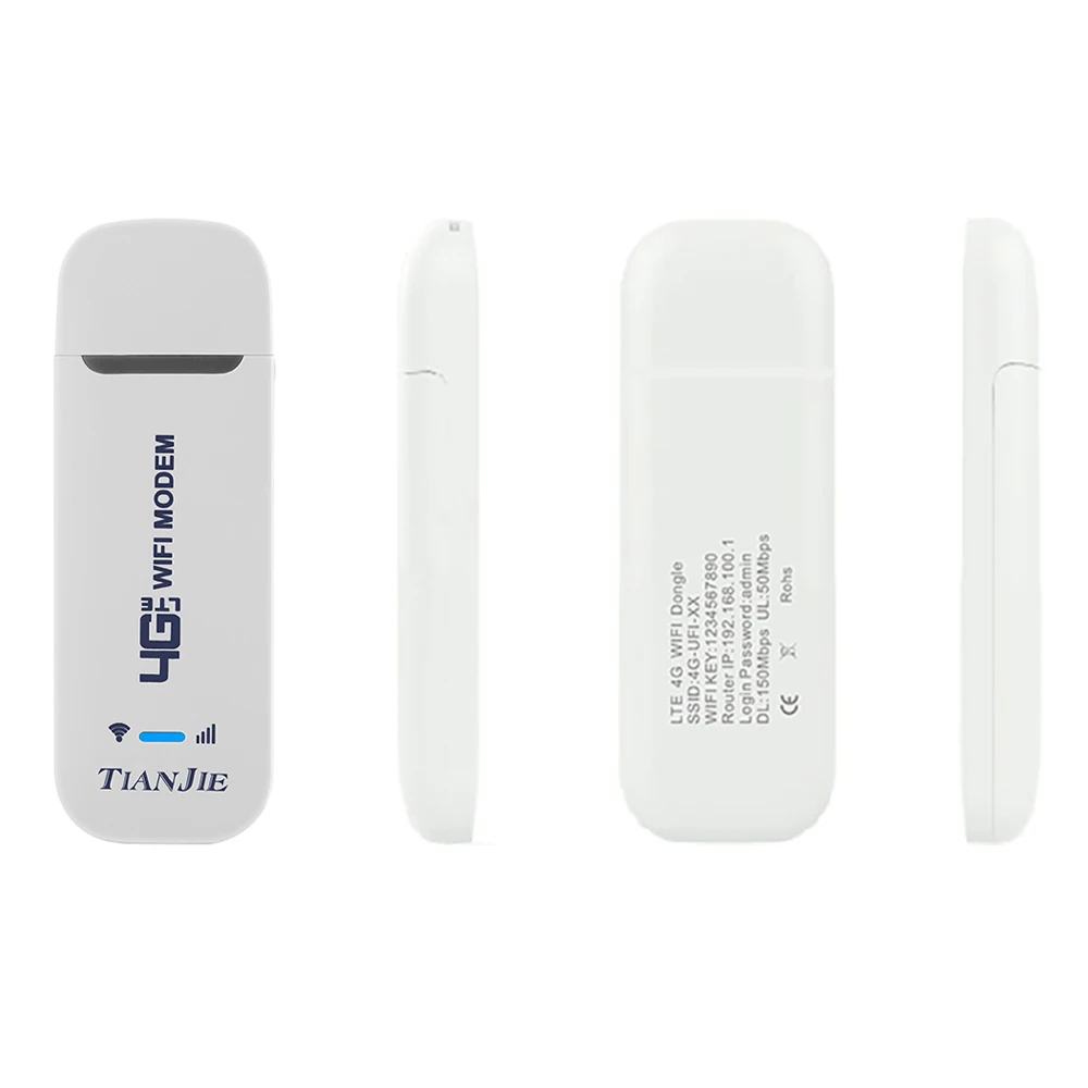 TIANJIE 4G MIFI LTE موزع إنترنت واي فاي محمول واي فاي 6 3000mAh جيب شبكة متنقلة SIM راوتر واي فاي نقطة اتصال لألعاب الأعمال