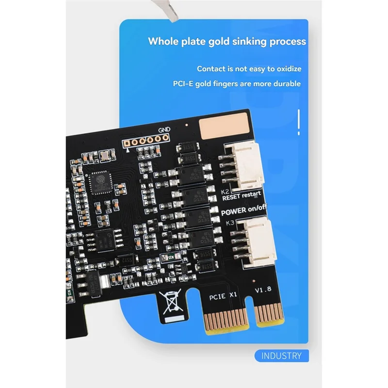 

High Quality-Wifi Computer Power Reset Switch Pcie Remote Boot Startup Card For PC Desktop Computer Support For Alexa Google Hom