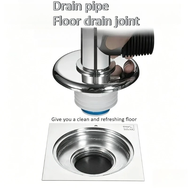 Drainage Pipe Check Valve Three-way Floor Drain Joint Washing Machine Drain Diversion Specific Odor Device Anti Backflow