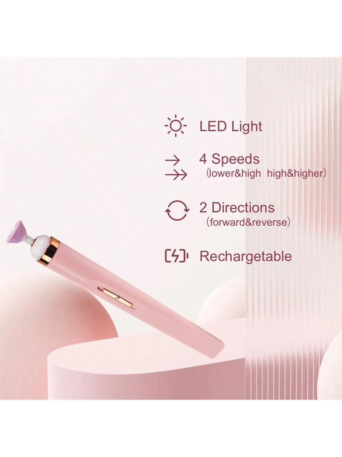 Trapano elettrico per smalto con mini strumenti elettrici portatili leggeri per manicure