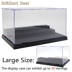 Large Size Acrylic Display Case Dustproof Showcase Storage Cabinet for Building Blocks Figures Stand Bricks Model Children Toys