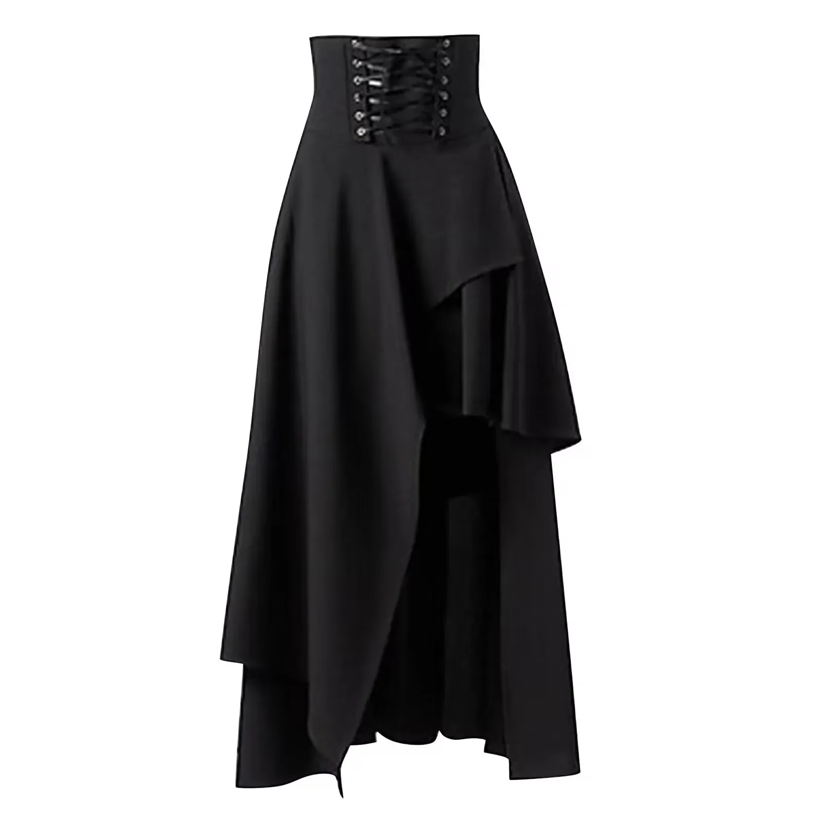 Cosplay Medieval Renaissance Gothic Steampunk Clothes Viking Pirate Costumes Halloween Carnival Vintage Dress Up Hem Maxi Skirt