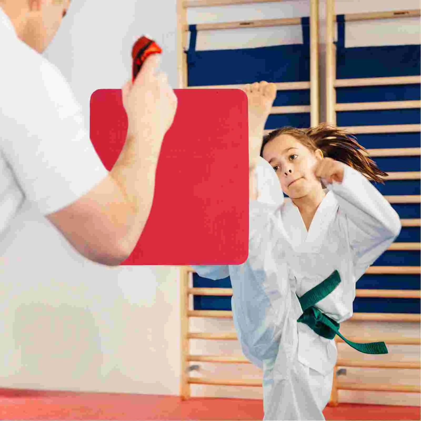 

Practicing Punching Board Taekwondo Breaking Perforated Plate Portable Practice