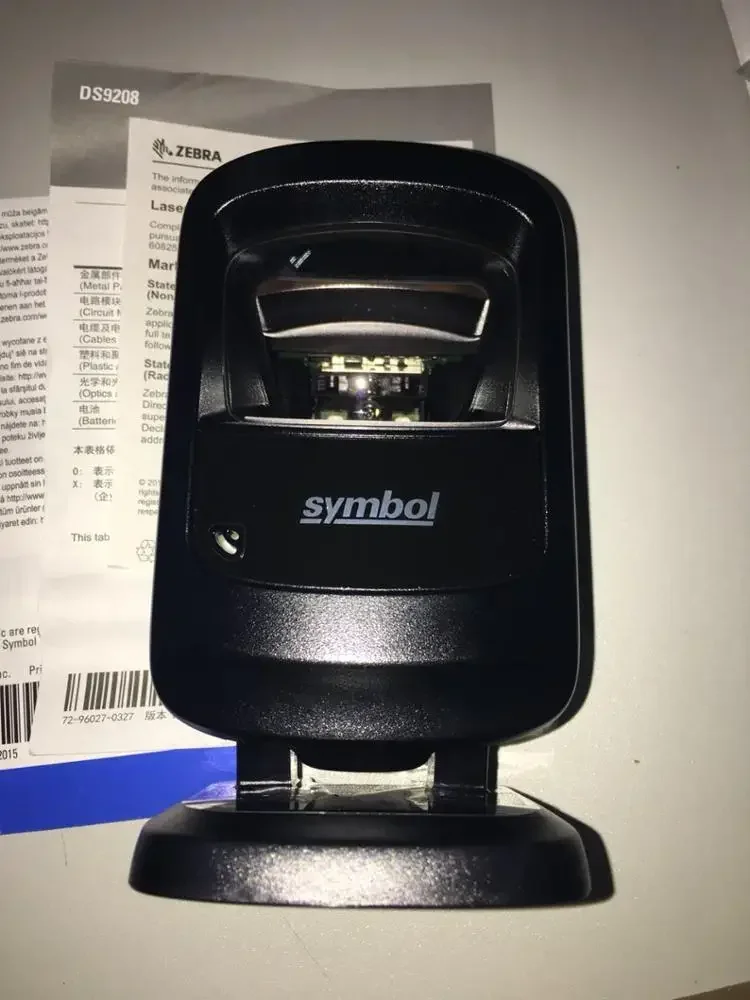 Zebra Symbol DS9208 Scanner di codici a barre omnidirezionale per presentazioni a mani libere