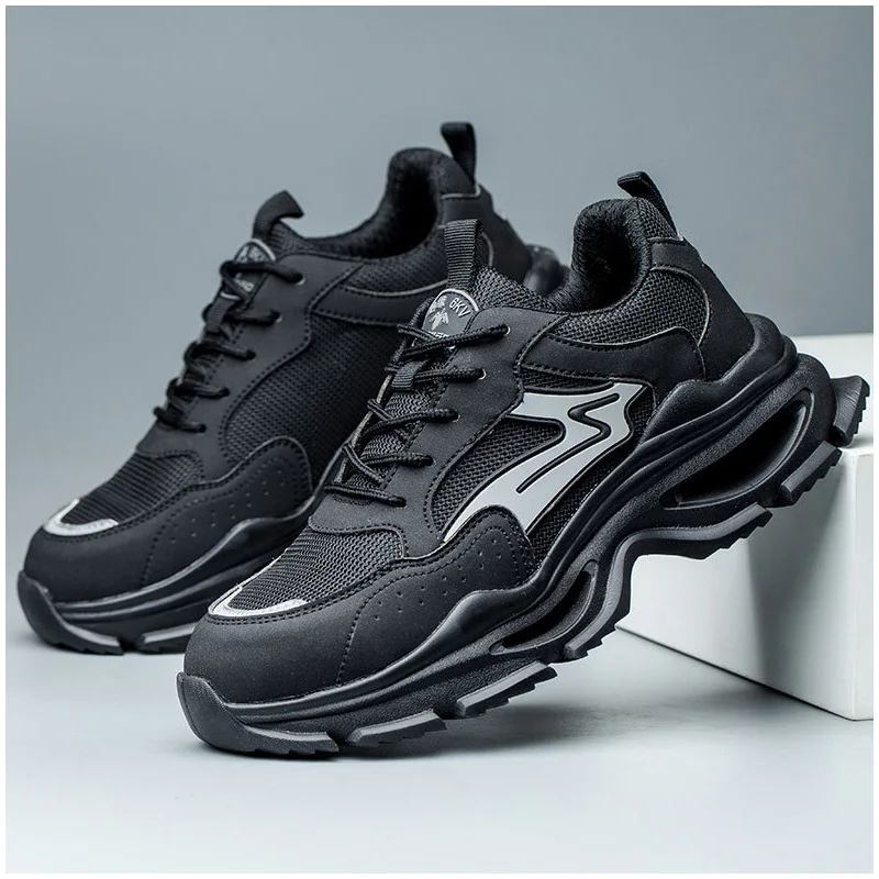 

Мужская мода, дышащие пластиковые носки, рабочая обувь, летние рабочие защитные ботинки, изолированные кроссовки, безопасная обувь, безопасная