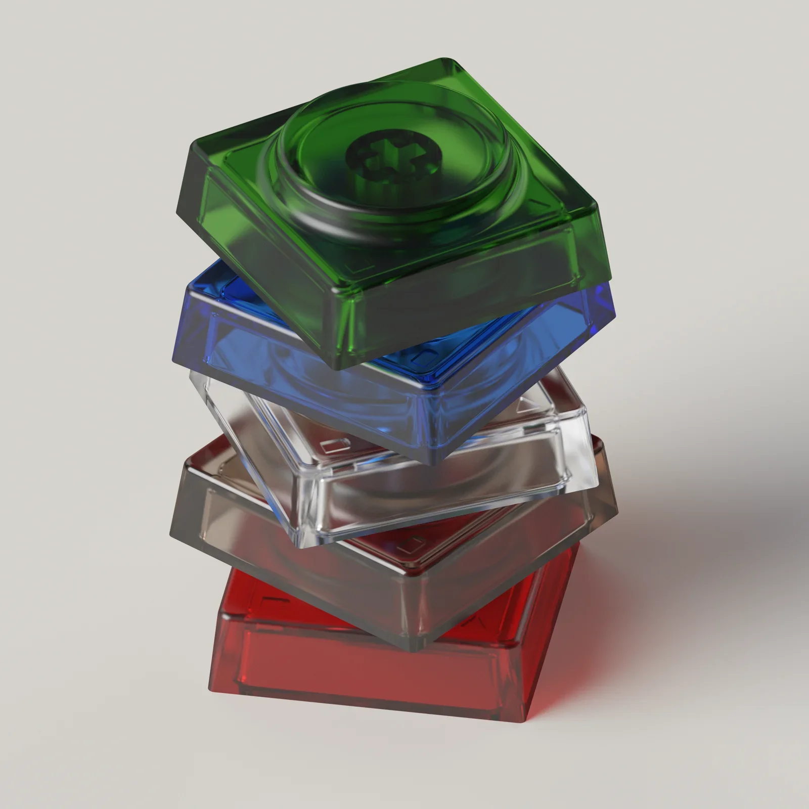 DEADLINE Studio DOYS PC Toys Keycaps for MX Switches Mechanical DIY Keycaps Transparent Keycaps PC Accessories