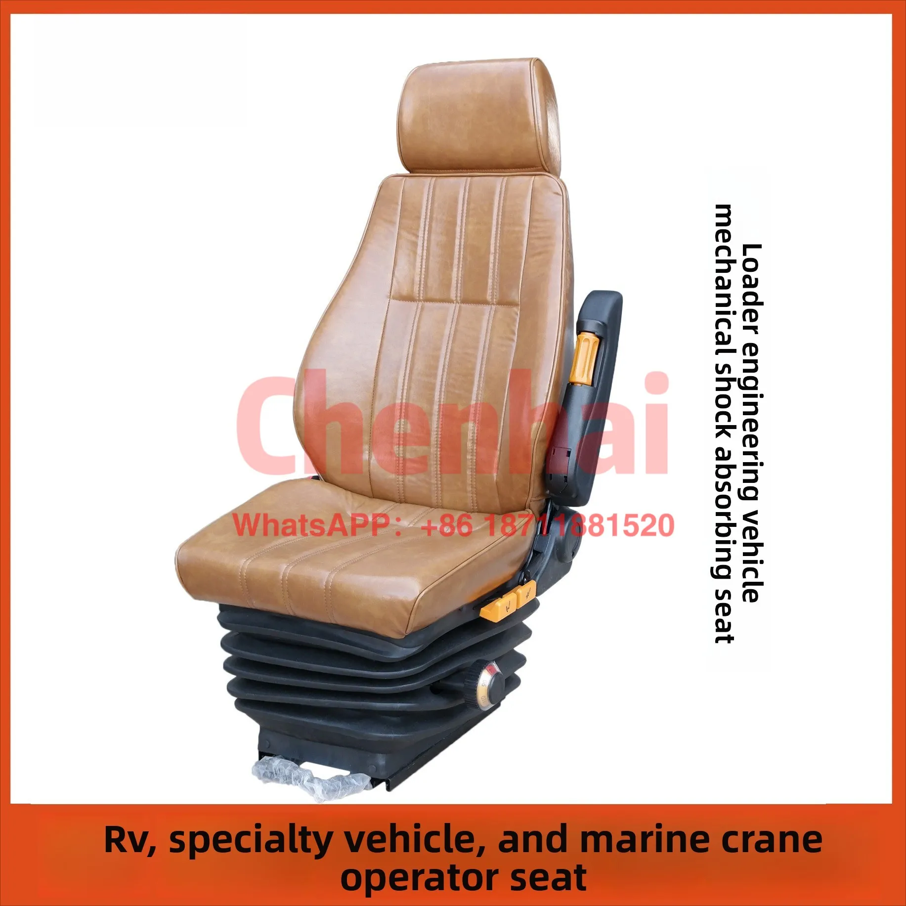 

Customized Mechanical Shock Absorption, Loader Coal Mine, Loading And Unloading Truck Crane Seat, Dump Truck Tractor Lift Driver