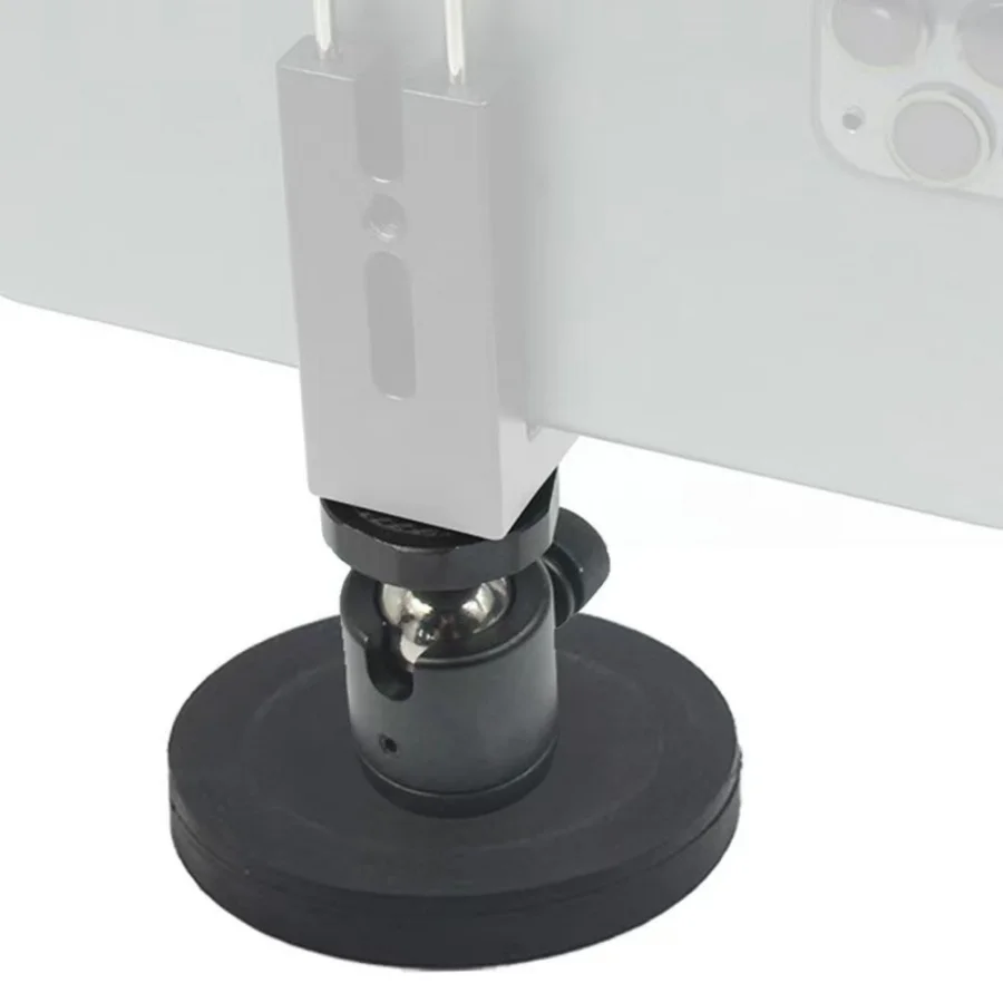 Base de cabeza de trípode magnética con rosca macho D1/4-20, montaje magnético para cámara de acción, Gopro y cámara de seguridad