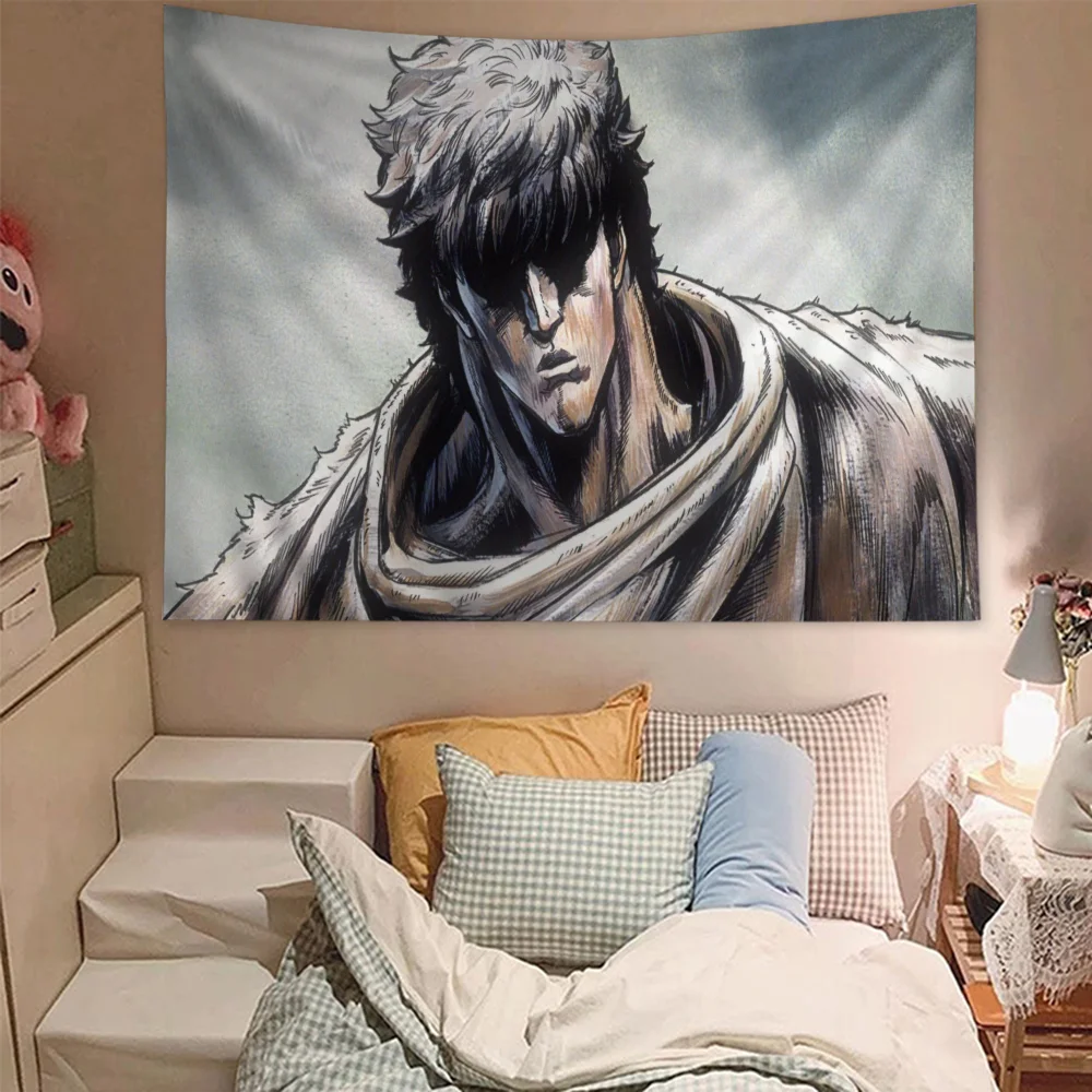 Hokuto No Ken Cartoon Tapestry Bohemian Wall Tapestries Mandala Home Decor