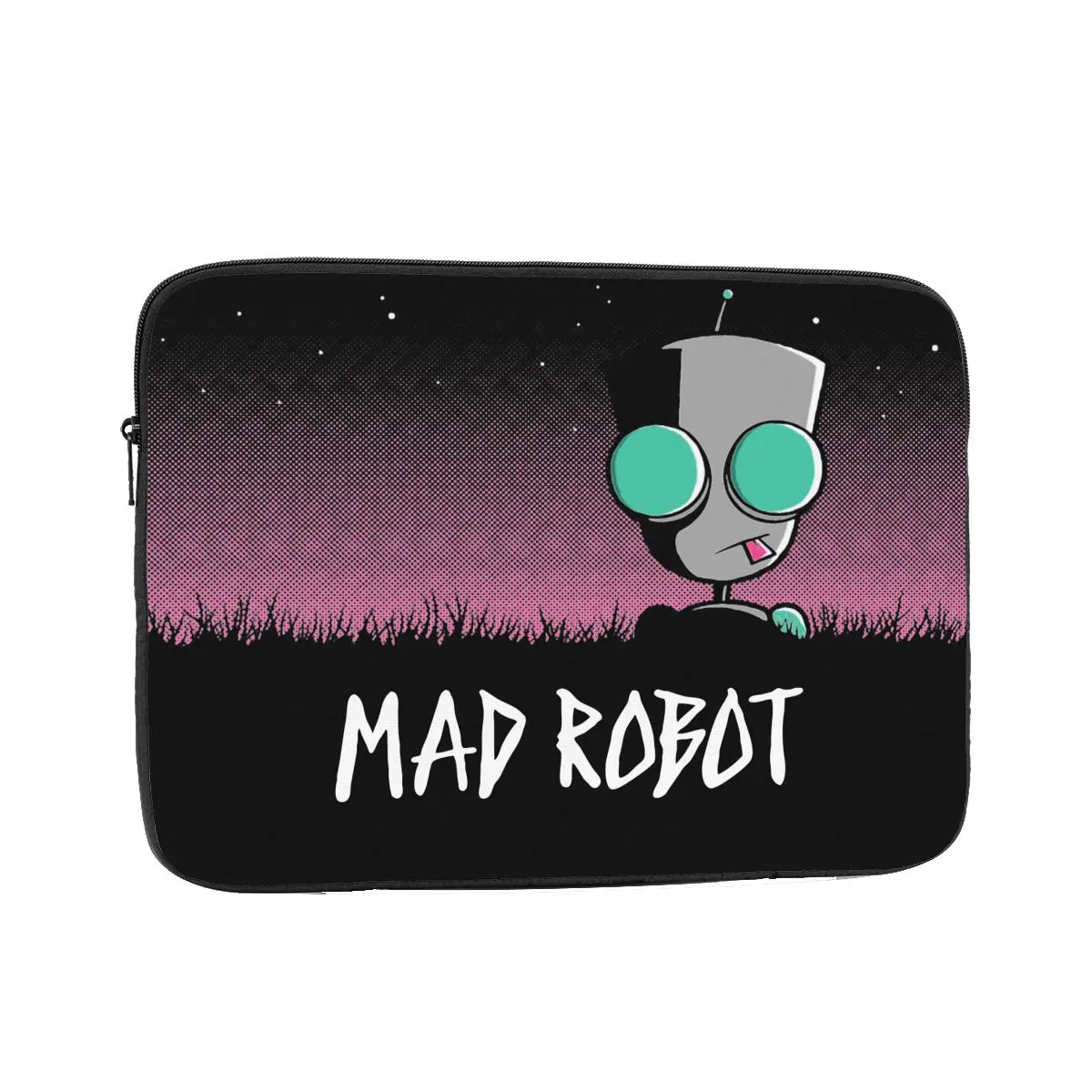 Laptop Notebook Bag Case Invader Zim Computer Bag Sleeve Mad Robot 10 12 13 15 17 Inch Shockproof Case Bag