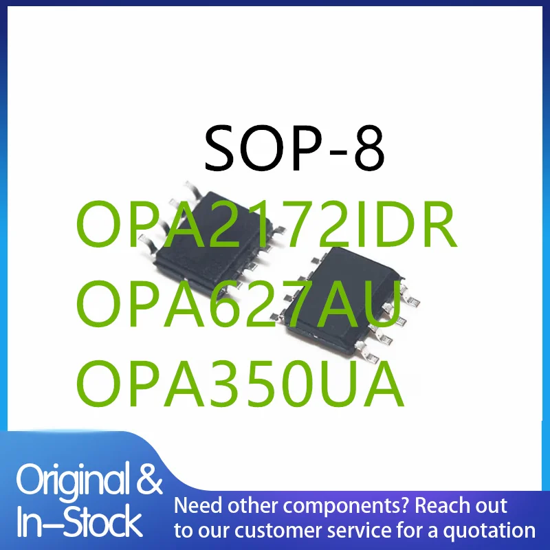 (5piece) 100% New OPA627AU OPA 627AU OPA2172IDR OPA2172 02172A O2172A OPA350 OPA350UA sop8