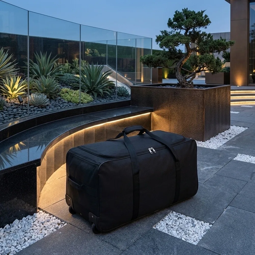 For College Dorm Moves Rolling Duffle Bag For Moving House Black Extra Large Travel Bag Travel Extra Large Capacity