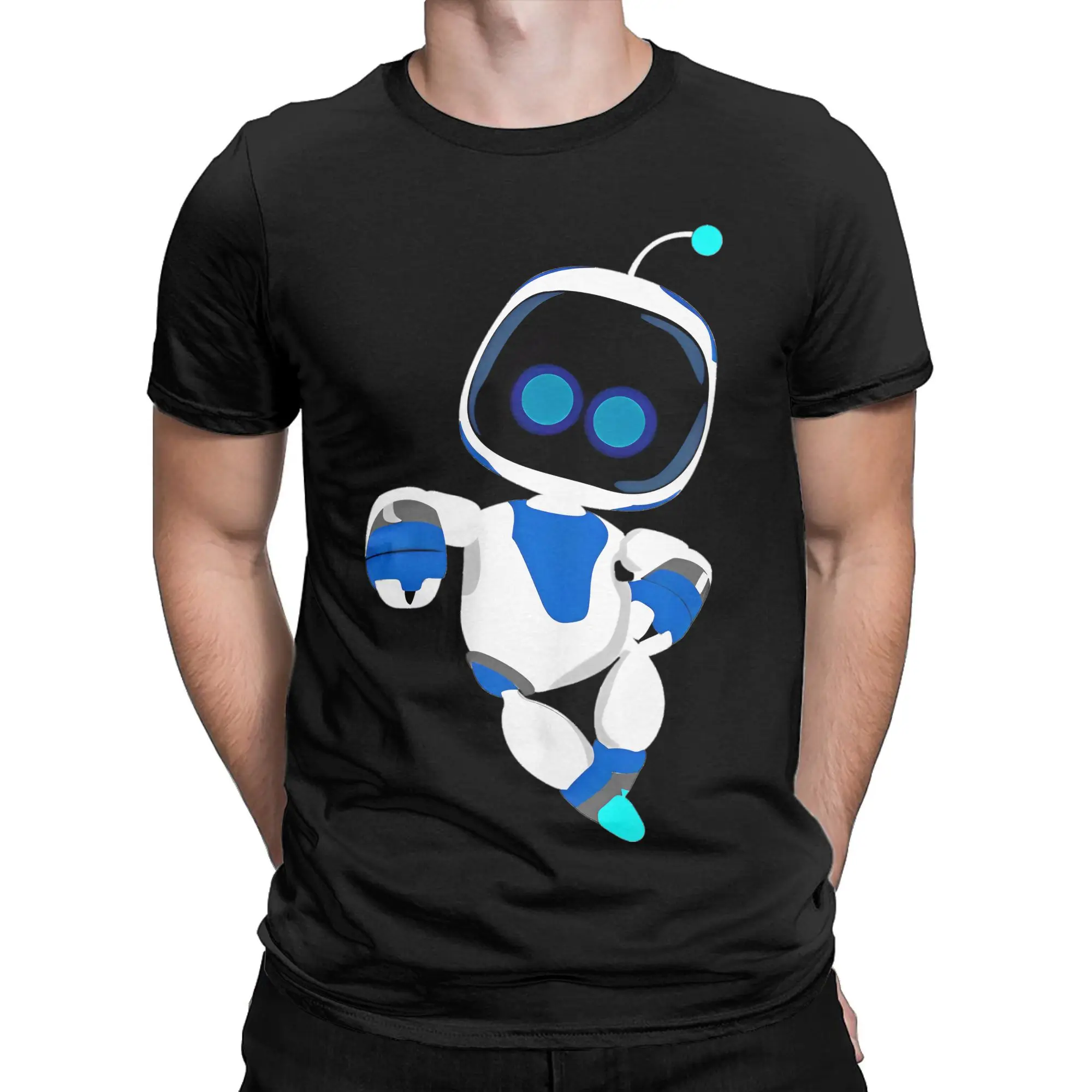 ASTRO BOT T Shirt for Men Women Cotton Casual T-Shirt Crewneck Astros Playroom Game  Tee Shirt Short Sleeve Clothing Gift Idea